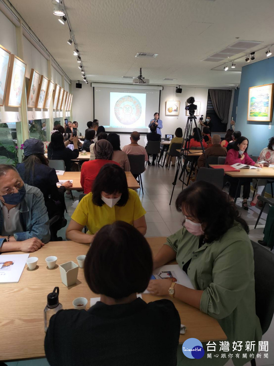 吳德亮茶票詩畫特展 台中新社雅園溏展出