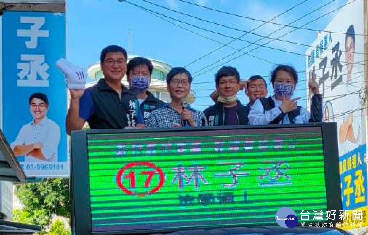 民眾黨新竹縣聯合車掃　爭取中間選民認同