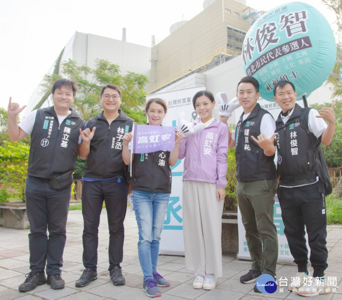 民眾黨新竹縣聯合車掃　爭取中間選民認同