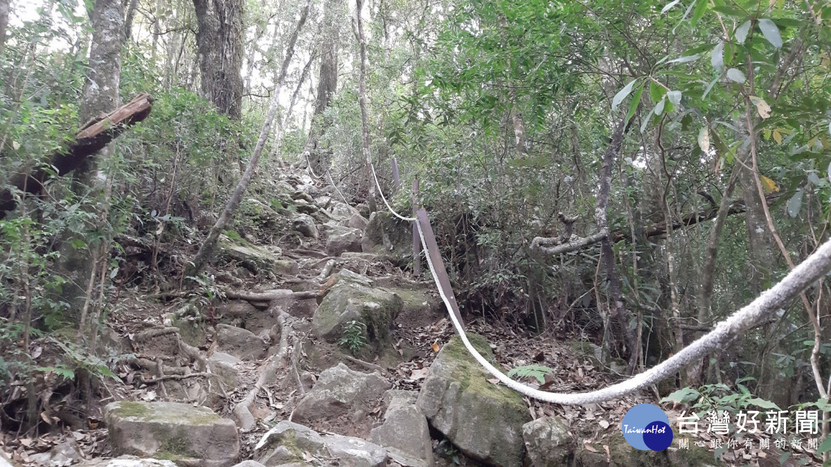 鳶嘴稍來步道攀繩遭割斷　害山友抓空墜谷 台灣好新聞 第2張