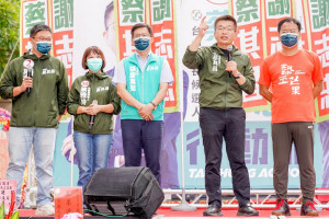蔡其昌提到當選後就職典禮要辦在豐原，代表他對第二故鄉的重視