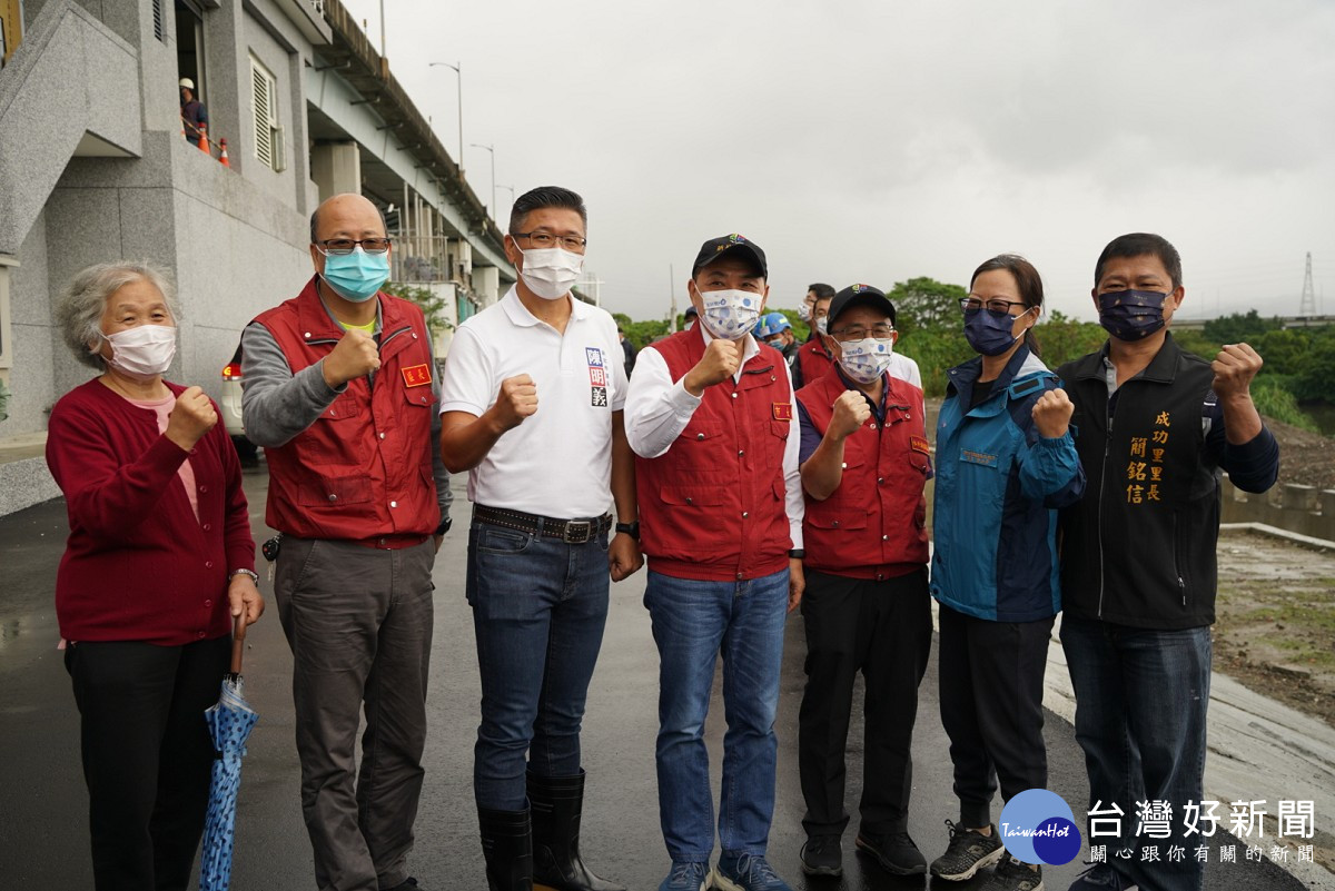 侯友宜視察五股成洲抽水站　盼提升成洲及洲子洋防汛能量