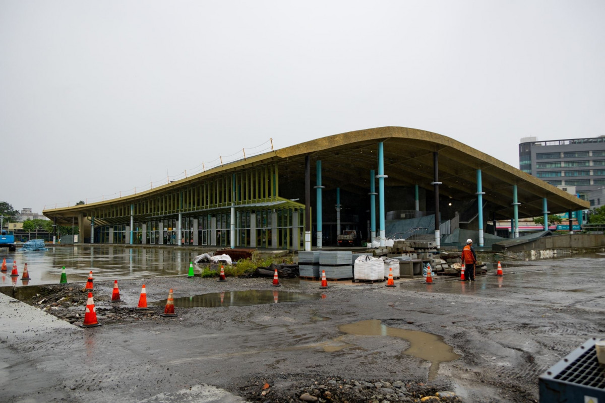 宜蘭轉運站暨附屬設施及停車空間新建工程　主站體今年12月完成