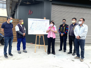 立委楊瓊瓔及市議員陳本添爭取3365萬元汰換3800多公尺自來水管線。