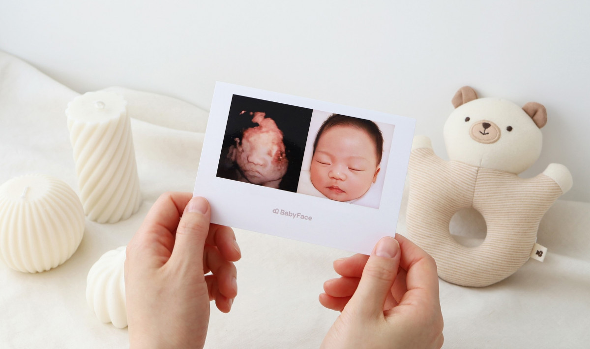 BabyFace的AI模擬技術，預測寶寶未來長相擬真服務進軍台灣大受歡迎。