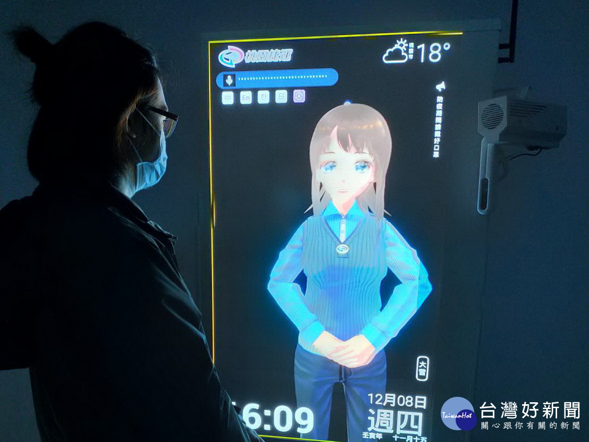桃捷公司利用AI技術，將在A20興南站建置首座無人服務車站，提供虛擬的動漫少女「霏霏」與乘客進行互動。