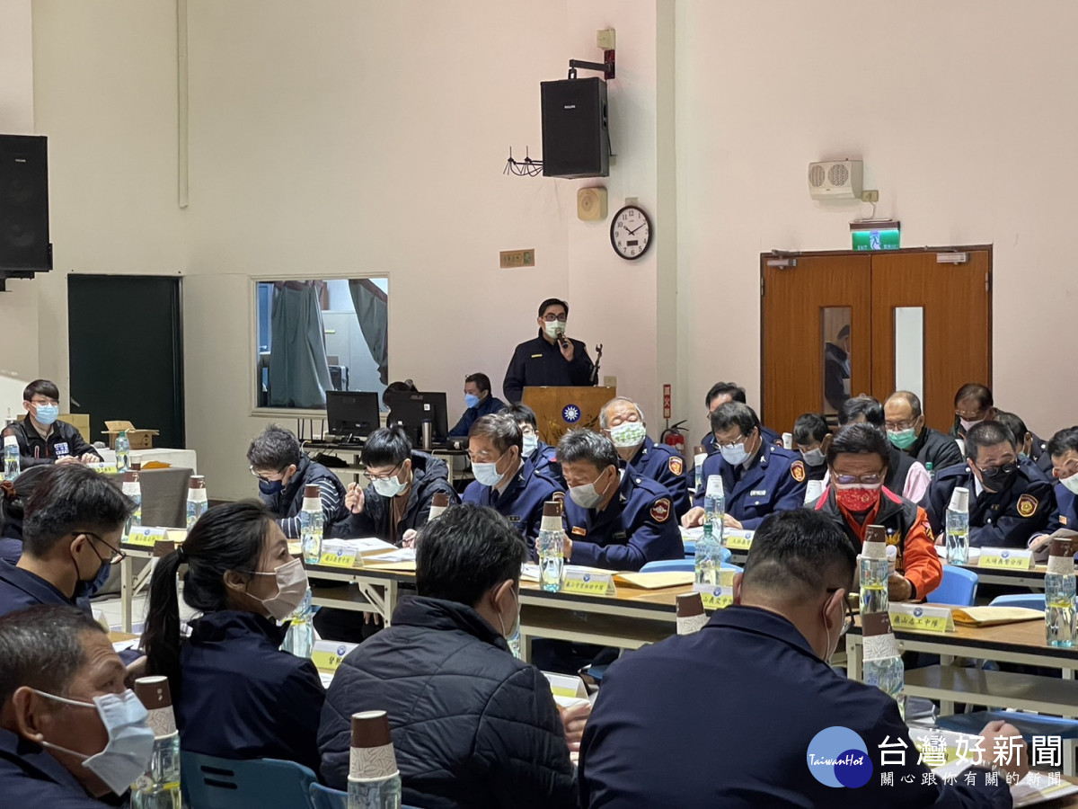 龜山警分局舉辦112年度加強重要節日安全維護工作協調會。