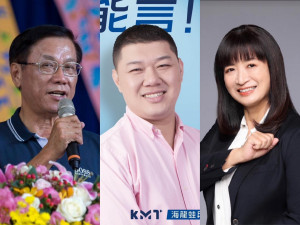 圖／由左至右林明溱、游顥、蔡培慧（翻攝臉書）。地方人士指，國民黨假若林明溱或游顥出線立委補選，並拿下席次，都將是打破紀錄，成為最年長或最年輕的立委。