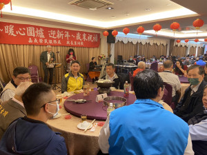 嘉義榮民服務處舉辦歲末圍爐活動／林詩涵攝影