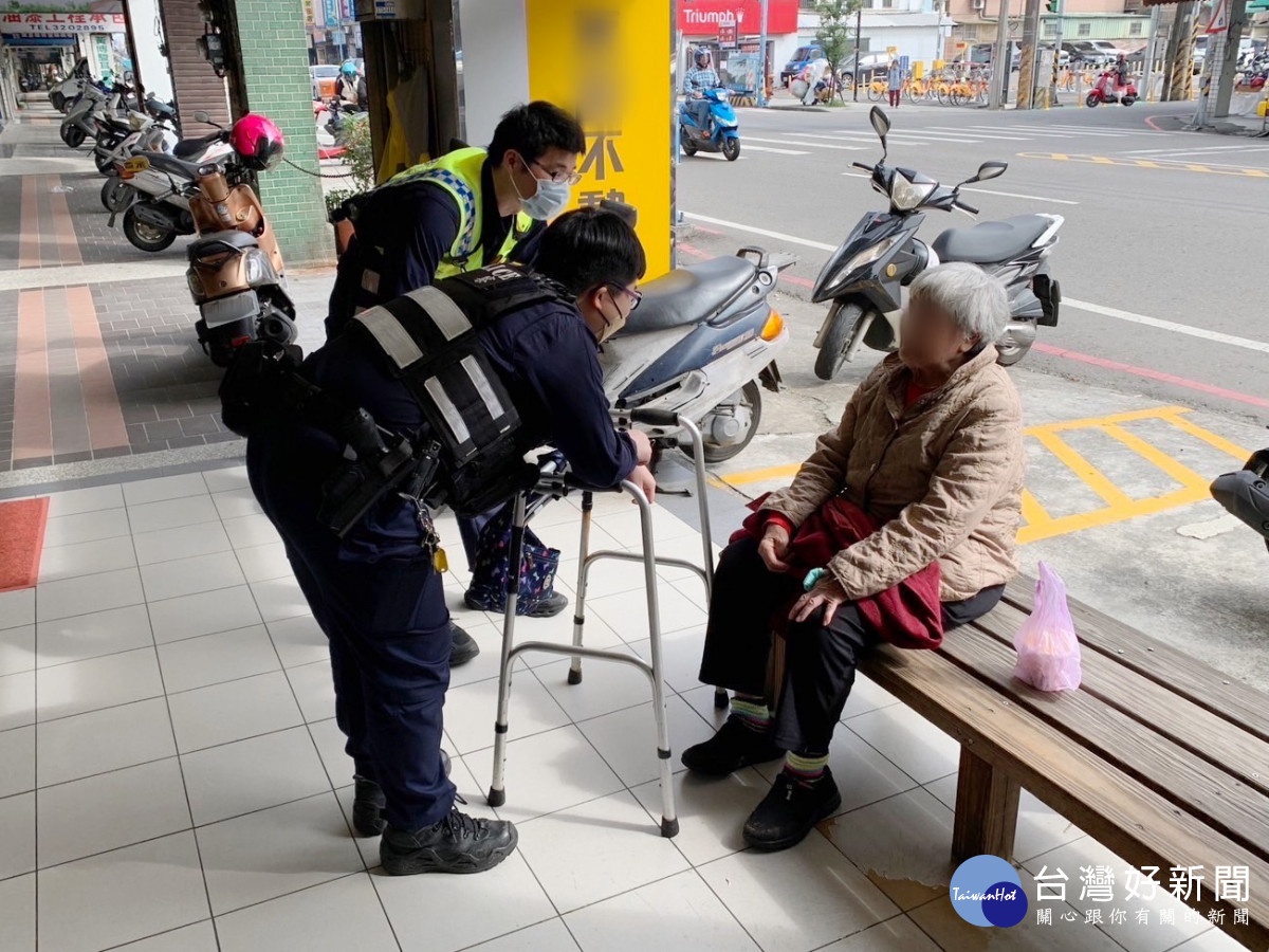 龜山警實習生如親孫，帶失智阿嬤返家