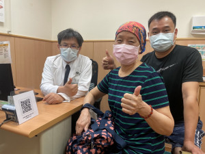 個案病情獲逆轉，珍惜與家人相聚時光。