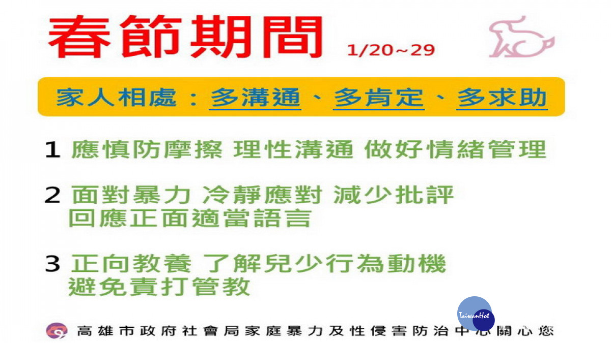 ▲今年農曆年假有10天，相聚時間變長，生活相處容易摩擦，遇有衝突應冷靜處理。