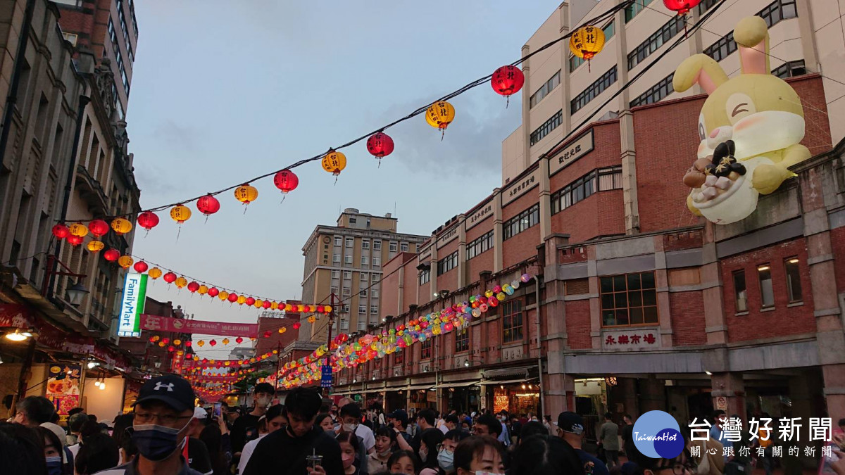 台北年貨大街迪化街街景（圖／台灣好新聞編輯部）