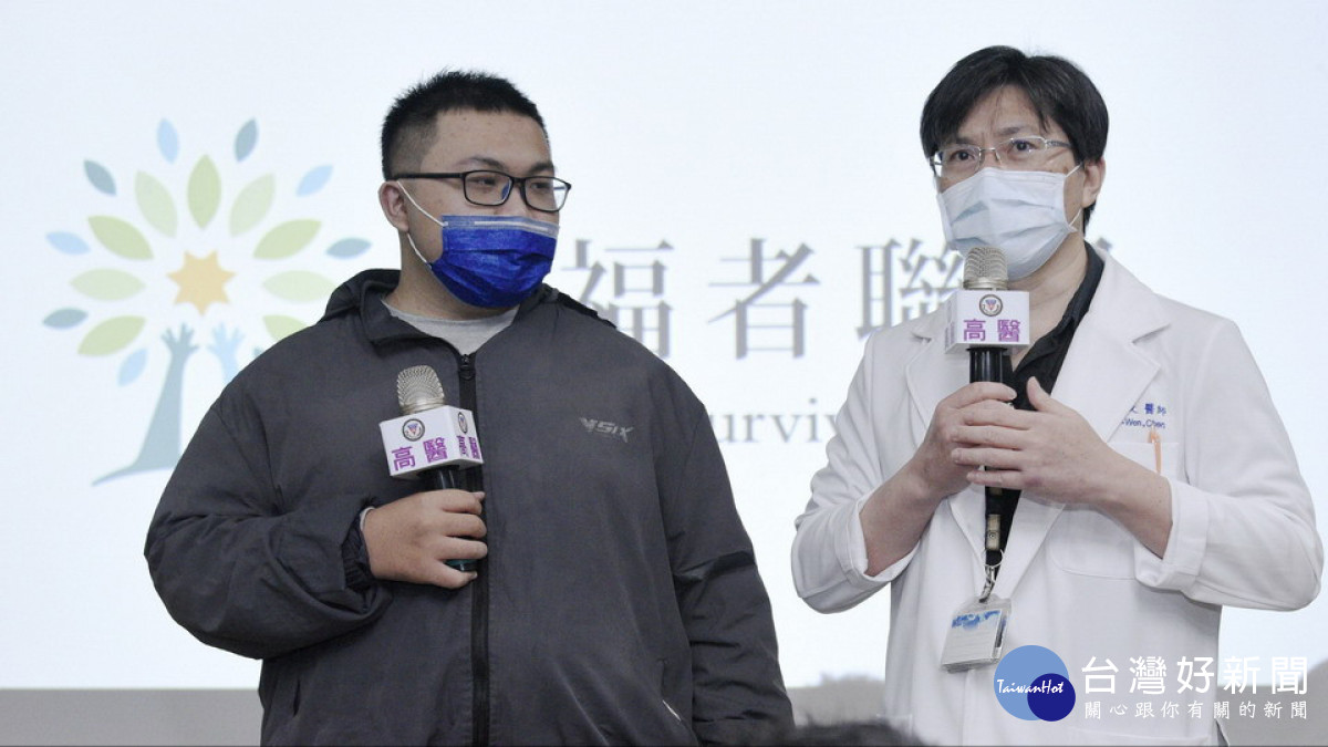▲病患經過高醫團隊緊急救治與重建重新回到大學就讀社工系所,課餘也自力更生在慈濟組織工讀,生活充實又快樂。(圖/記者 許高祥 翻攝)