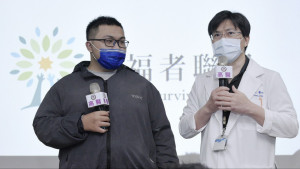 ▲病患經過高醫團隊緊急救治與重建重新回到大學就讀社工系所，課餘也自力更生在慈濟組織工讀，生活充實又快樂。（圖／記者 許高祥 翻攝）