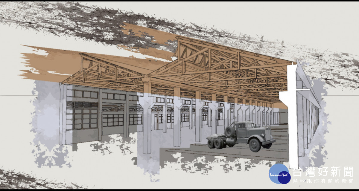 東勢林區管理處積極規劃設計「東勢林業文化園區修理工廠整建工程」。