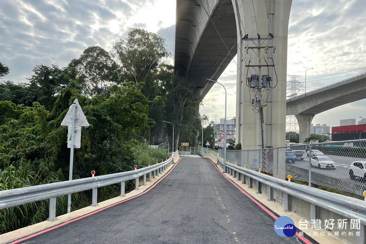 「蘆竹區開南段龍林街北上道路開通工程」竣工，預計2月12日正式通車。