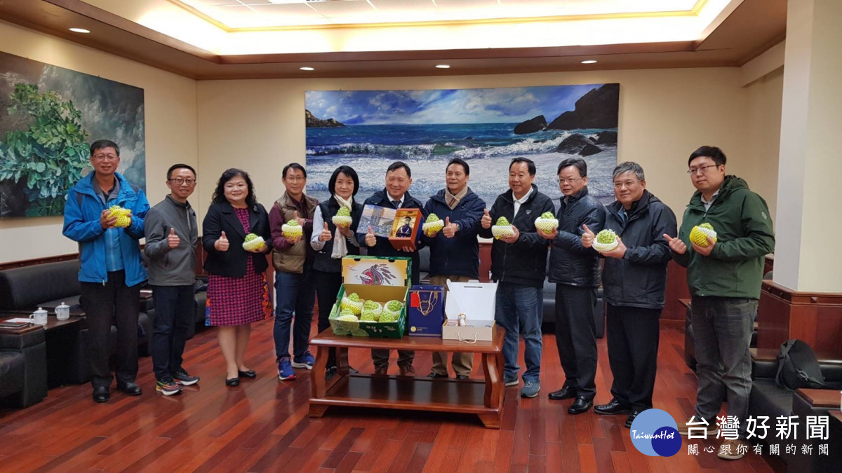 臺東縣府率團前進馬祖行銷鳳梨釋迦　饒慶鈴：歡迎全國民眾一起挺好釋