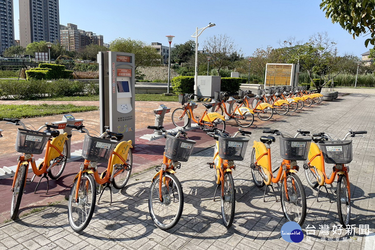 桃園市第407站YouBike站「桃園幸福路水岸二街口」YouBike場站啟用。