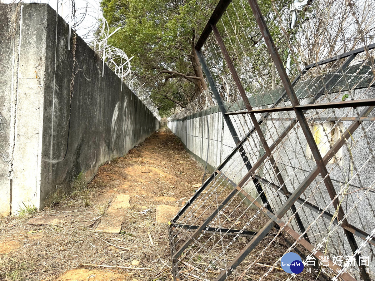 神岡區新庄里休憩園道，因軍方營區阻隔，無法串聯潭雅神綠園道。