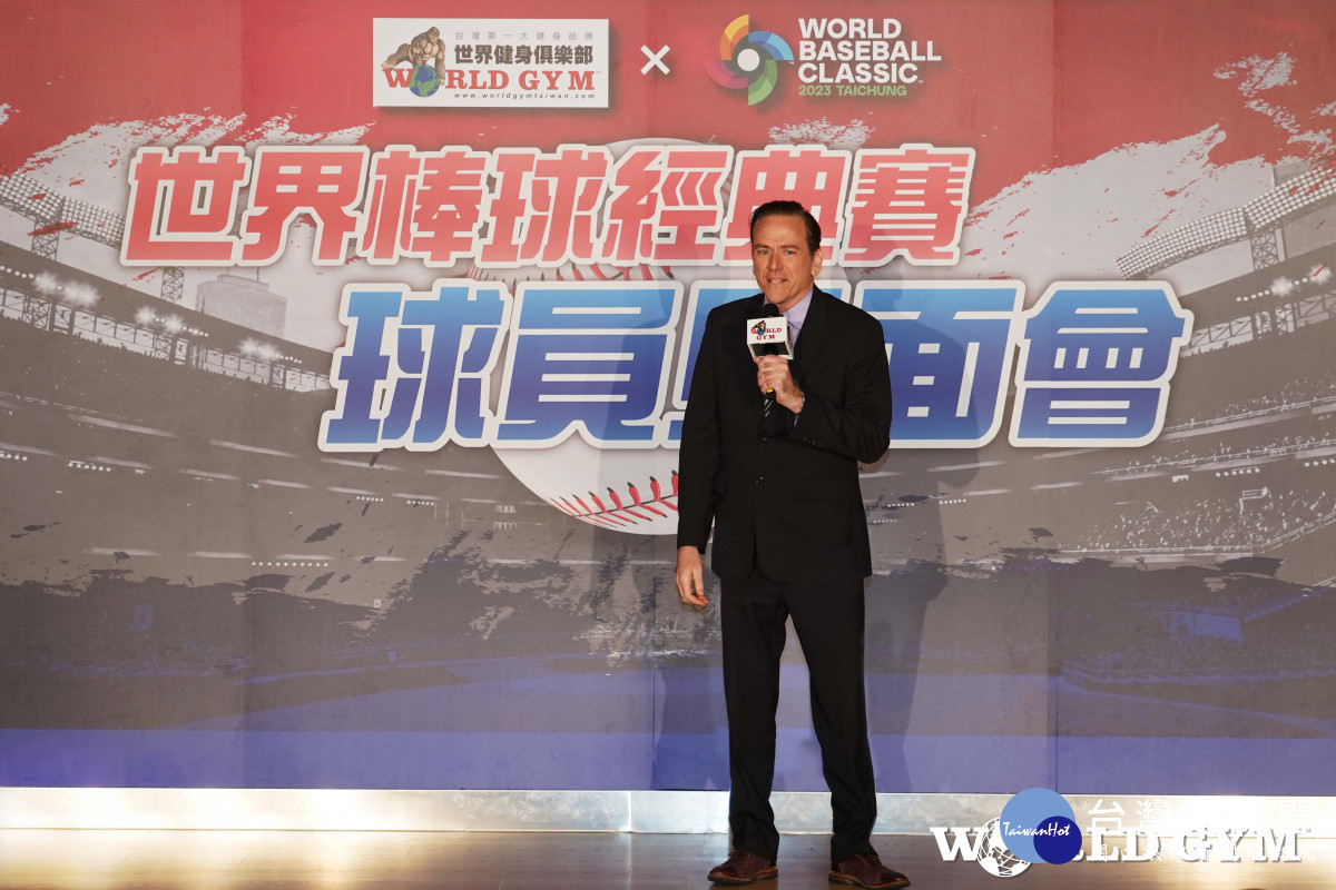 World Gym台灣區總裁柯約翰John熱愛棒球運動。