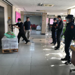 南投縣立委補選選票印製運抵縣選委會。（南投縣選委會提供）