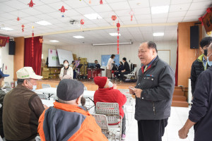 鎖港里樂活銀髮共餐　陳光復：提升長照品質打造樂齡幸福城市