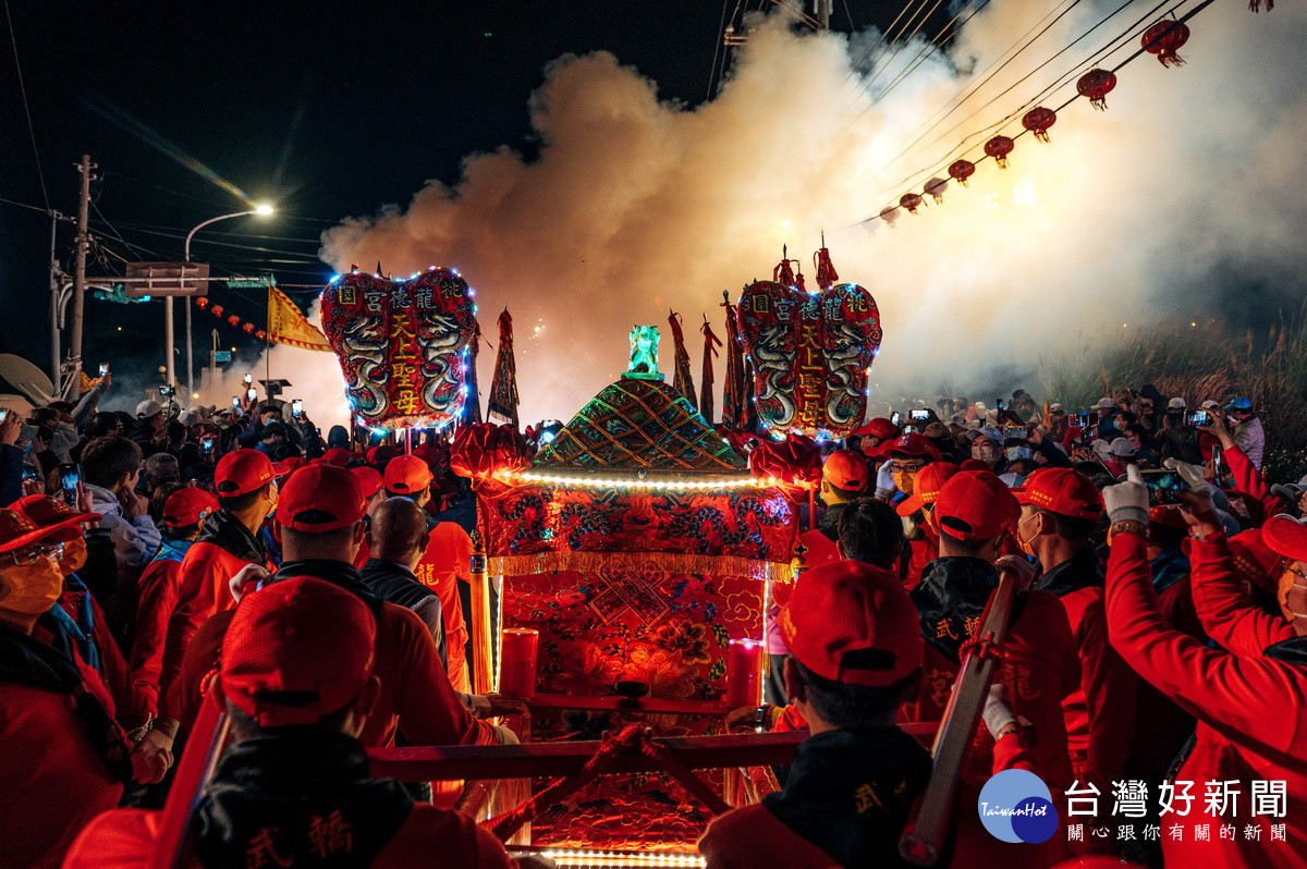 桃園龍德宮天上聖母四媽祖南巡祈福遶境啟程。