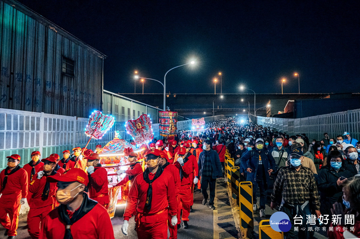 桃園龍德宮天上聖母四媽祖南巡祈福遶境啟程。