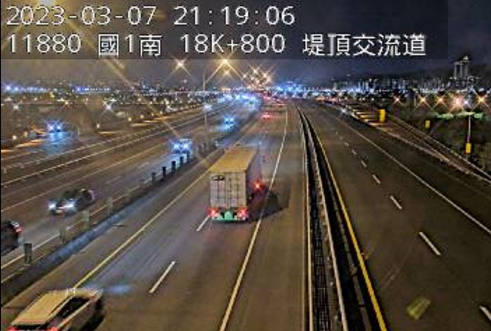 (圖/翻攝自高速公路1968網站即時路況影像)
