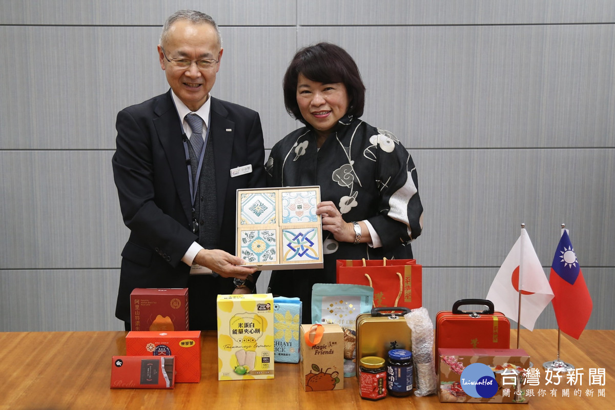 嘉義市長黃敏惠率團拜會「日本旅行」旅行社，與「日本旅行」旅行社聯手力拚台日觀光，為雙方重啟合作做好準備／嘉義市府提供