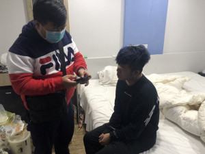 警方循線查獲30歲康姓男子，依法偵辦。
