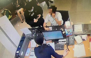 約定帳戶無法讓錢轉入，警及時勸阻男子匯款。