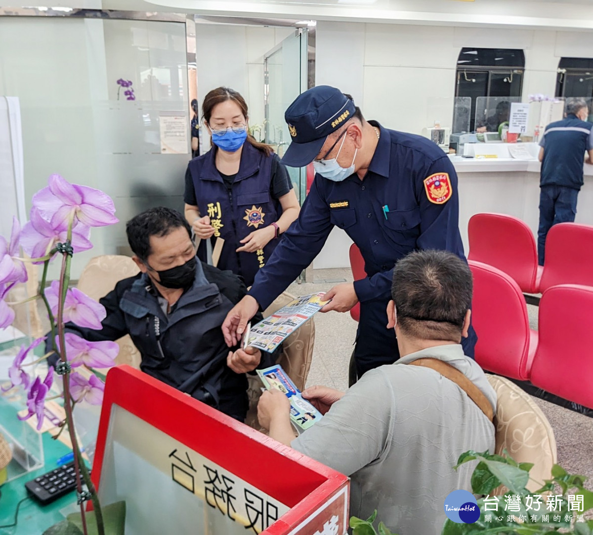 分局長陳宏平宣導防詐觀念，提升民眾自我保護意識/北港警分局提供