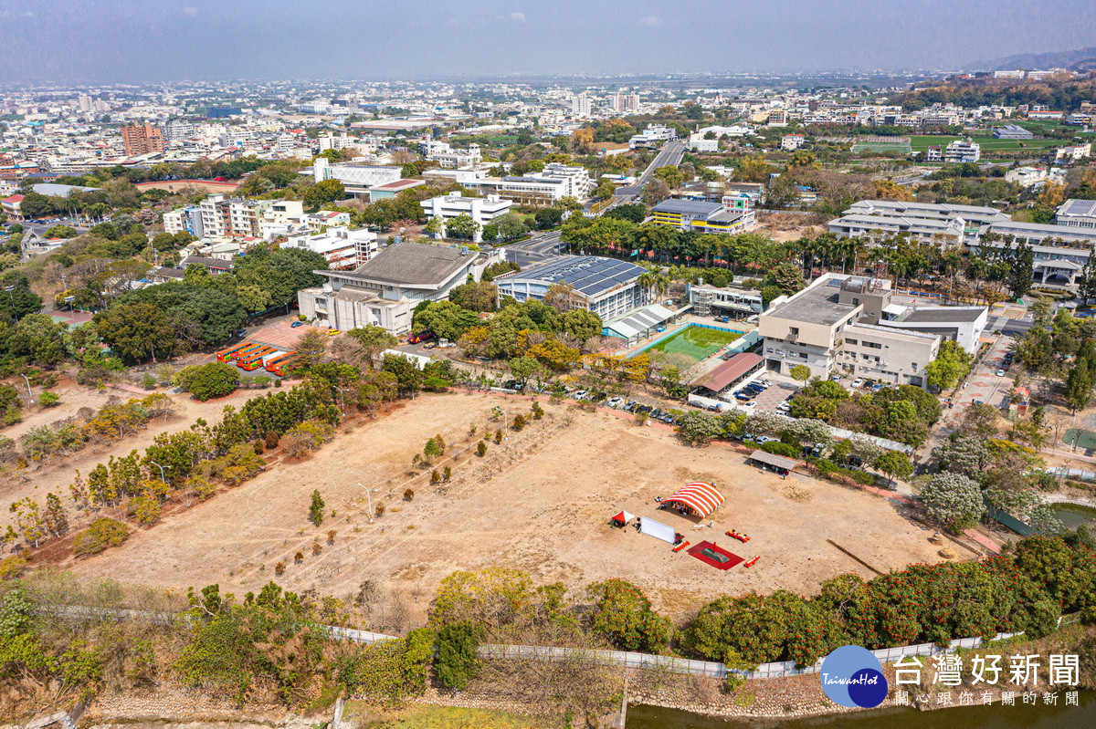 草屯親子共融遊憩運動公園預計113年完工。(縣府提供)