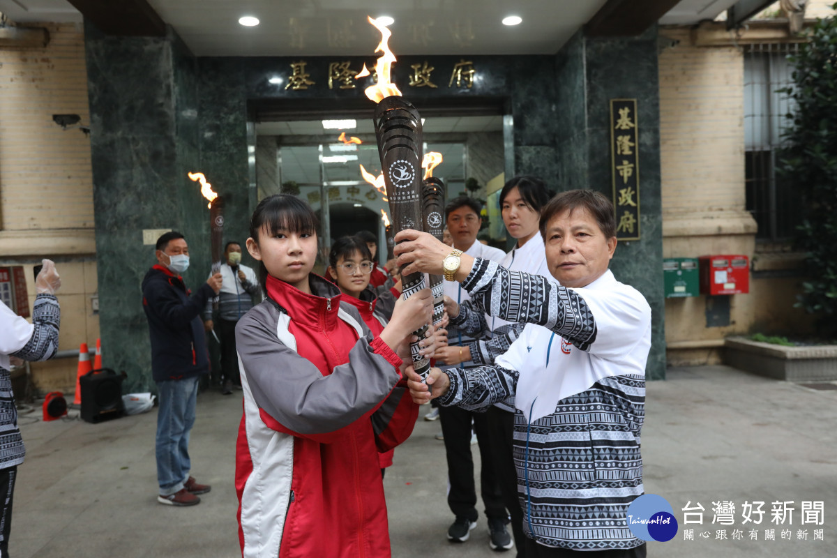 「全力原夢」聖火傳遞到基隆　市府期勉選手再創佳績爭取榮耀