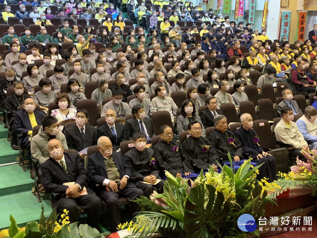台灣地區各大宗教代表參加2023中華民族海內外祭祖大典。圖／主辦單位提供