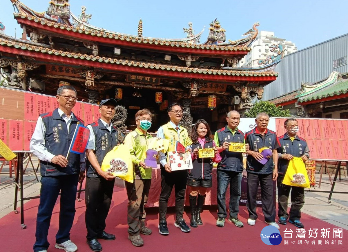 彰化南瑤宮媽祖笨港進香4/30起駕，展開七天六夜的「徒步百年古香路」之旅。圖／記者鄧富珍攝