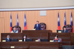 桃園市議會第三屆首次定期會開幕。