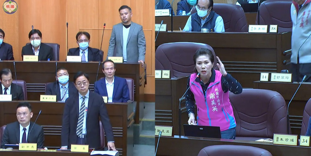 桃園市議員謝美英要求市長解決精忠社區國宅維修管理困境,政府應該積極協助民眾。