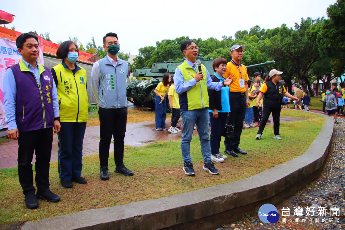 彰化市嶄新金馬公園戰車親子嘉年華，兩部戰車3月29日繳回國防部。圖／彰化市公所提供