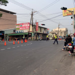 嘉義縣警局加強中莊(牛稠埔)公墓、嘉義市立殯儀館及慈雲寶塔、龍巖嘉雲生命紀念館(原嘉雲寶塔)等墓園周邊路段交通疏導管制／警方提供