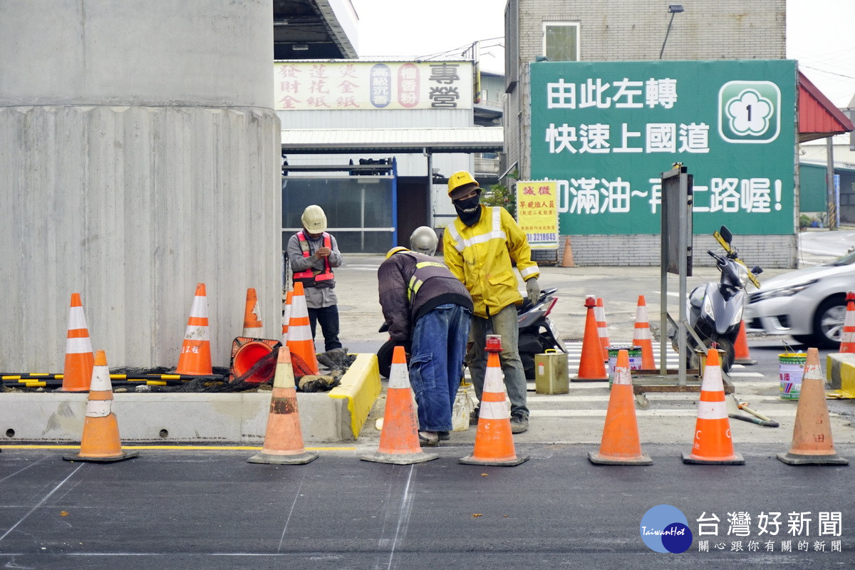 改善蘆竹區中正北路段及鄰近桃園交流道系統交通壅塞問題，桃園市政府完成多項交通工程改善措施。