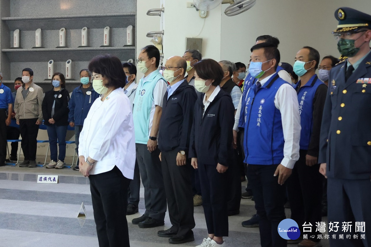 嘉義市今天舉辦112年春祭國殤祭典／嘉義市府提供