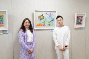 左為執行長張宜真，右為美學王子兒童藝術館負責人廖振凱。