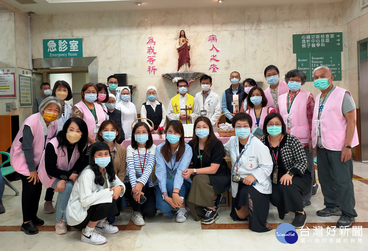 天主教聖保祿醫院慶祝復活節       茶葉蛋分送病患、員工分享耶穌復活的喜樂