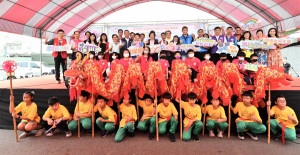 「樂舞齊放，大SHOW藝彩」第二場學生才藝社團展演埤頭合興宮登場。圖／彰化縣政府提供