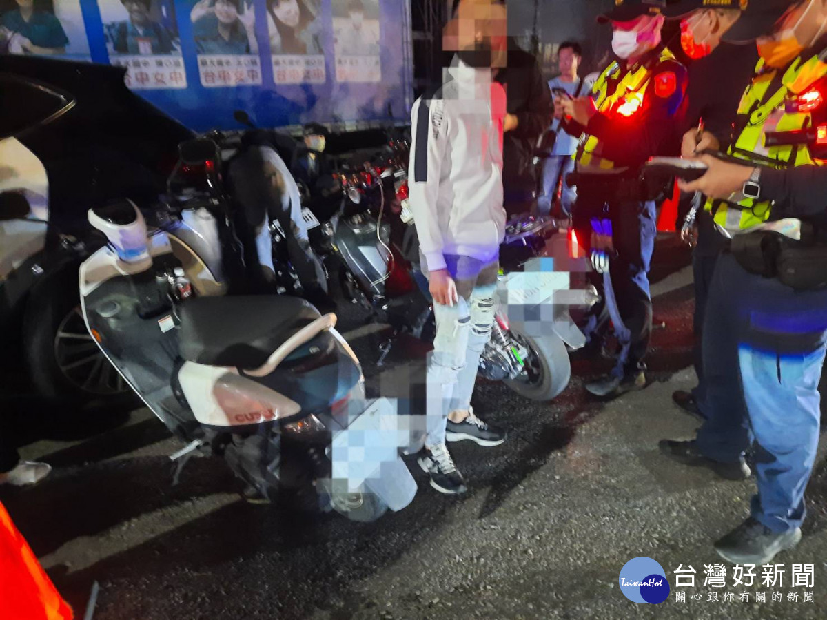 清水警方規劃機巡警力，加強取締騎乘改裝噪音車、未戴安全及酒、危駕等違法、違規行為。