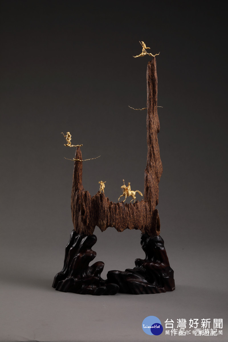 馬祖收妖作品在永德堂驚艷登場　吳卿大師沉香金雕世界巡迴展首站揭幕