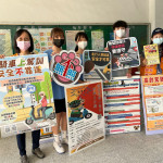 南投監理站為竹山高中同學辦機車駕訓。（南投監理站提供）
